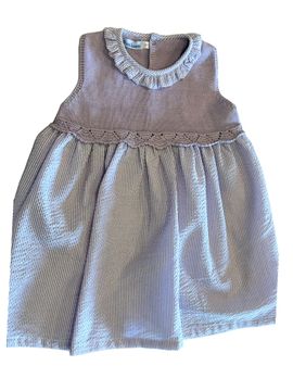 Lavender with Seersucker Dress