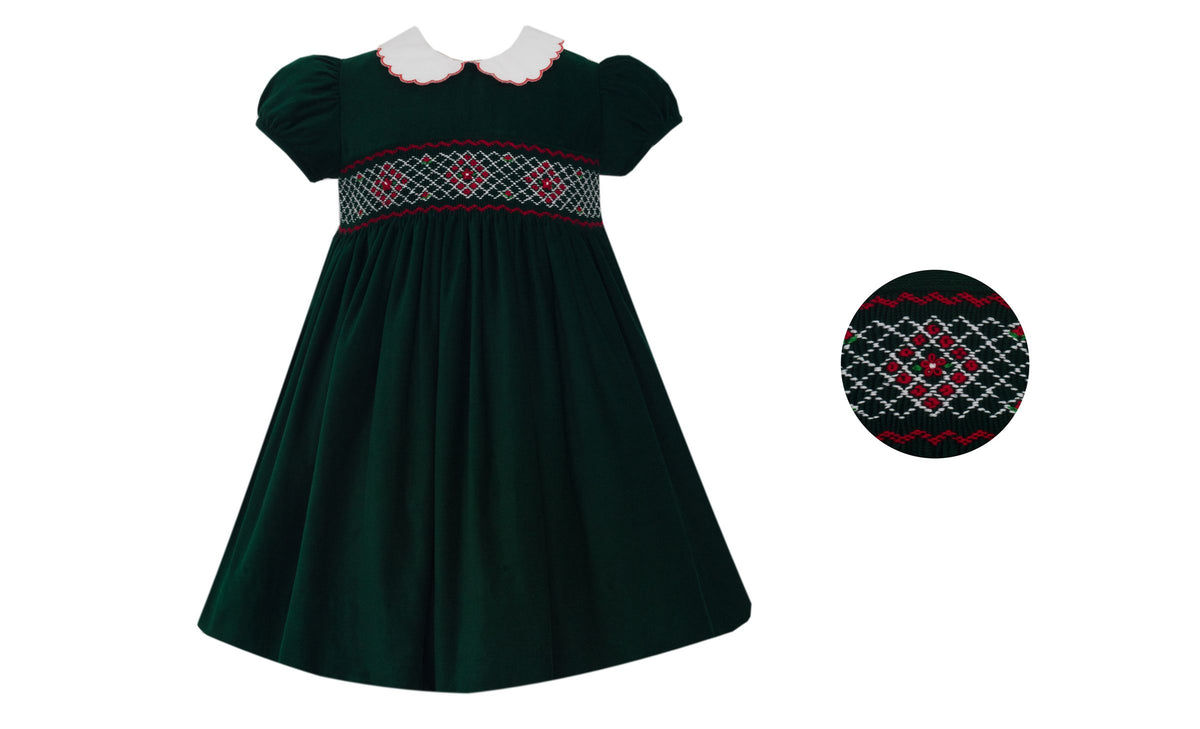 Anavini PAULINE - Green corduroy float S/S