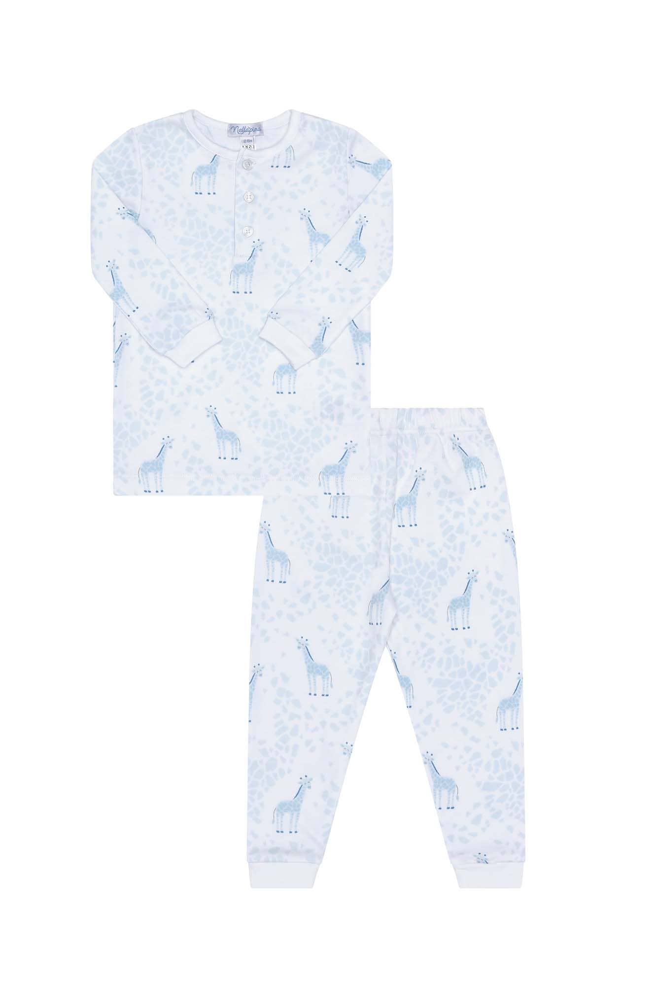 Nellapima Blue Giraffe Print Pajama
