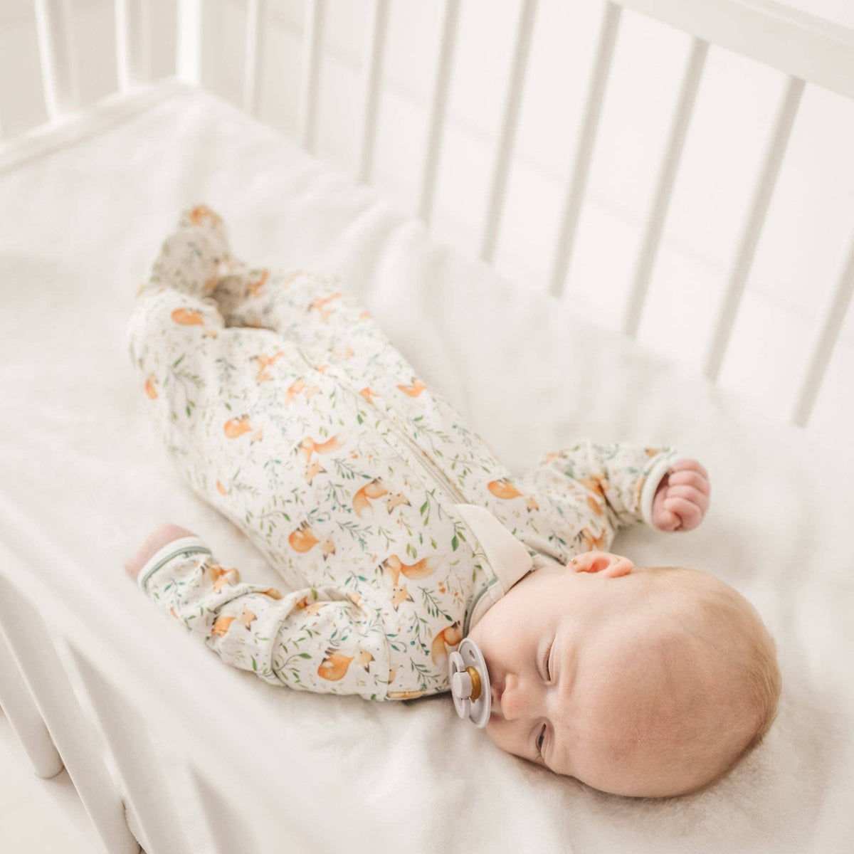 Magnolia Baby Fox Tales Zip Footie