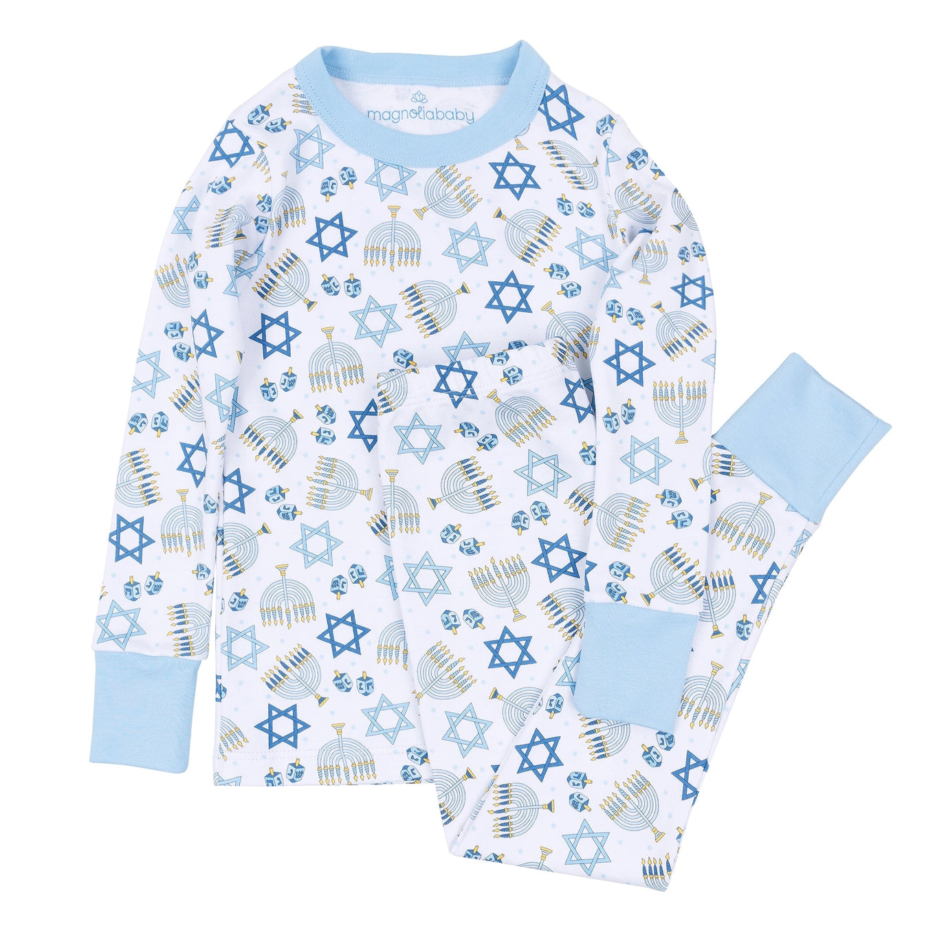 Magnolia Baby Dreidel Dreams Long Pajamas