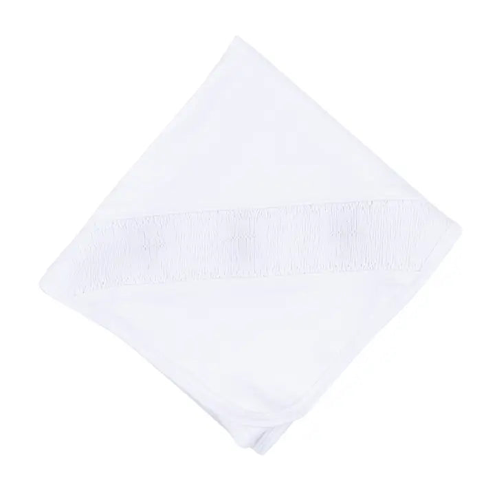Magnolia Baby Forever Blessed Smocked Receiving Blanket