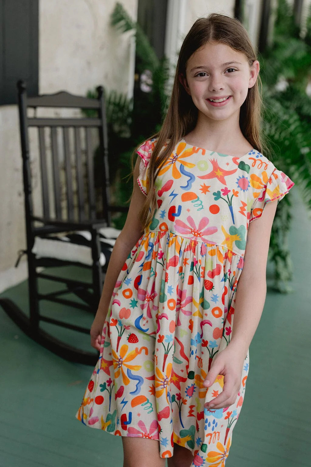 Briton Court Norah Dress- Starlit Petals