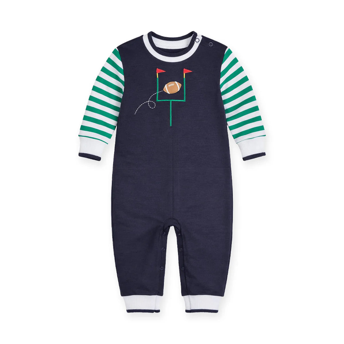 Florence Eiseman Knit Longall With Football Field Goal