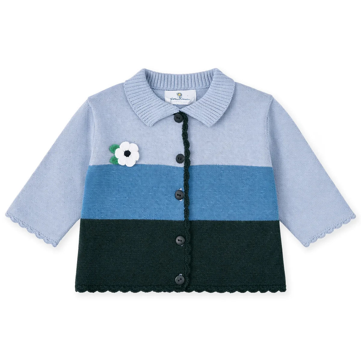 Florence Eiseman Cardigan Sweater with Flower