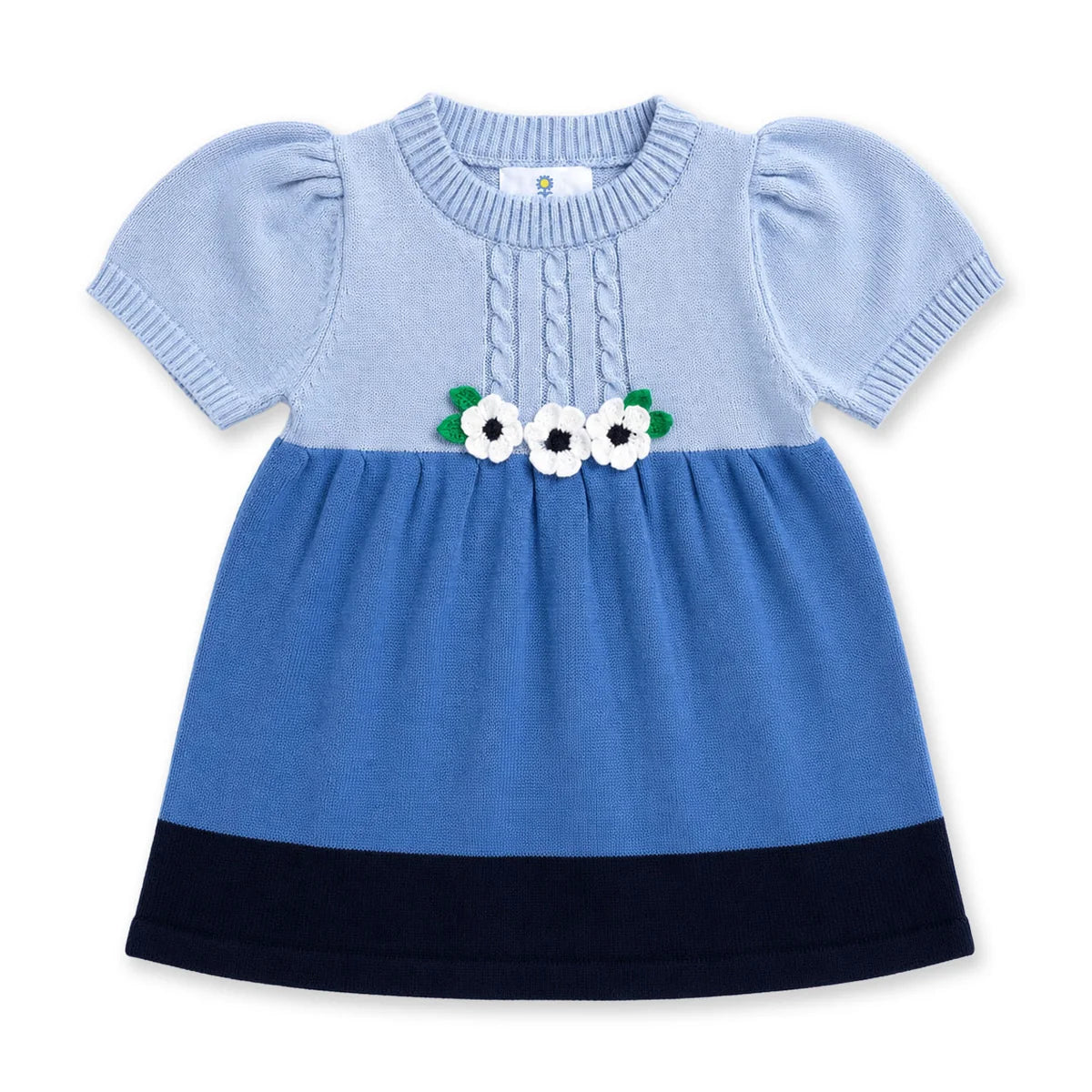 Florence Eiseman Sweater Dress with Flowers