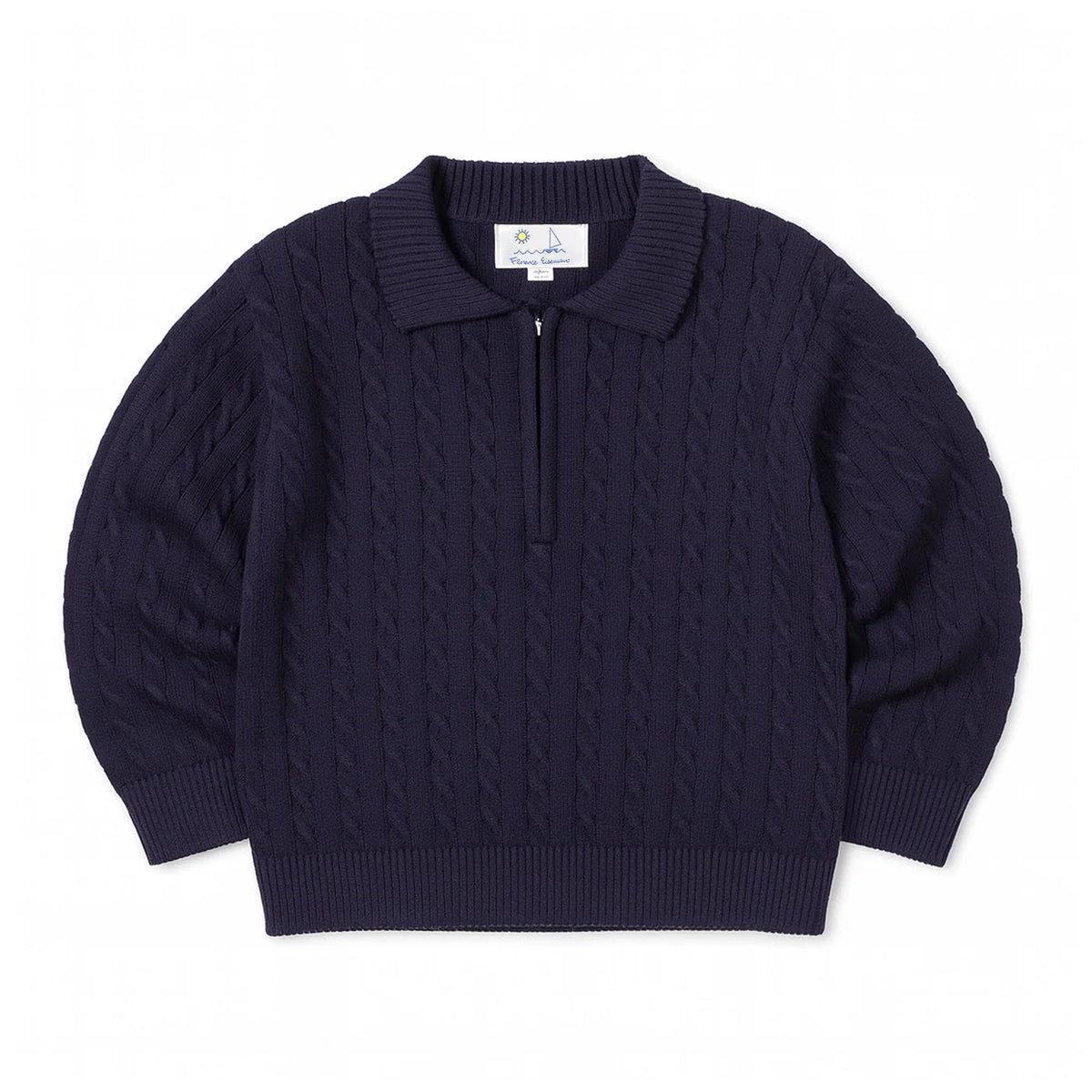 Florence Eiseman Polo Cable Sweater