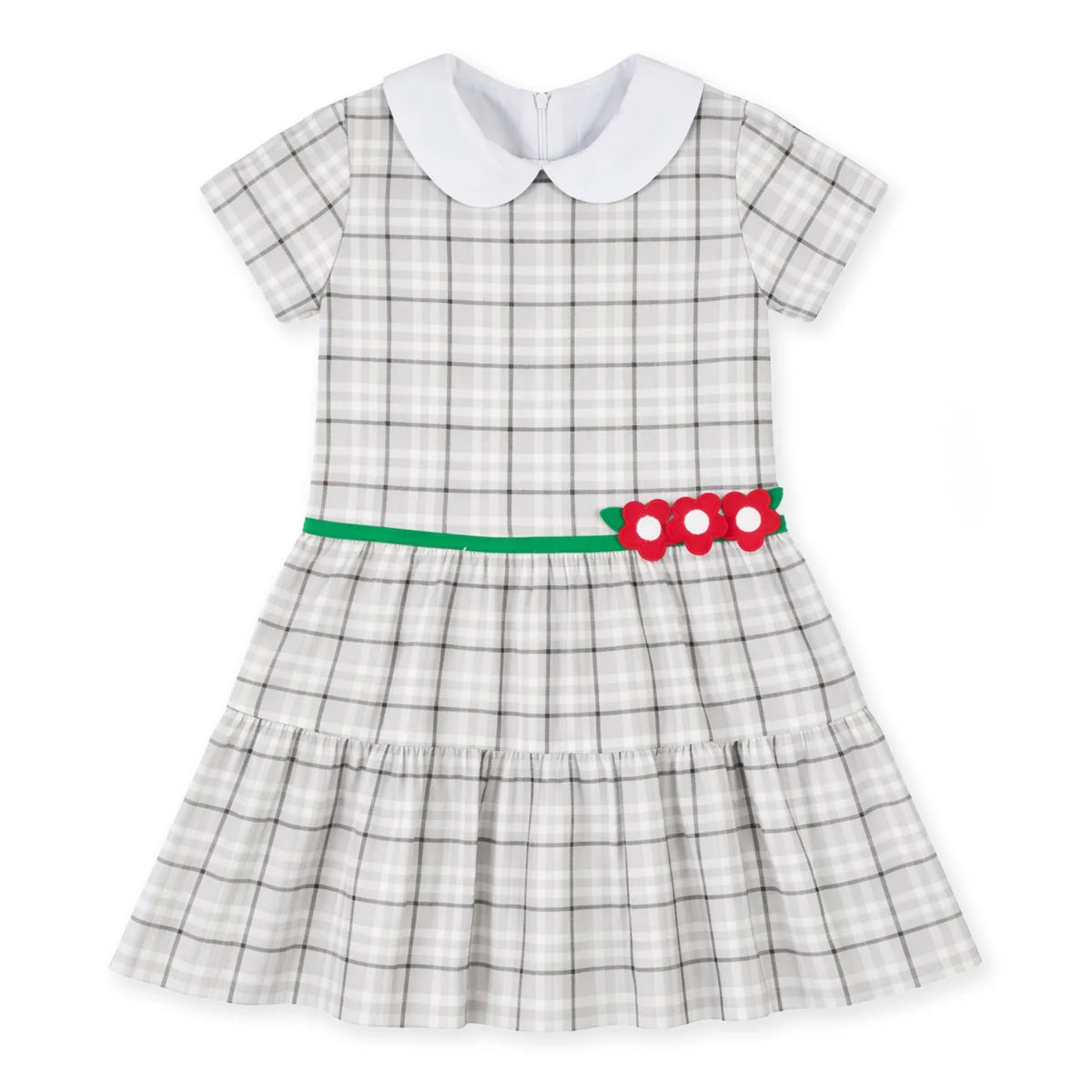 Florence Eiseman Plaid Dress with Flowers