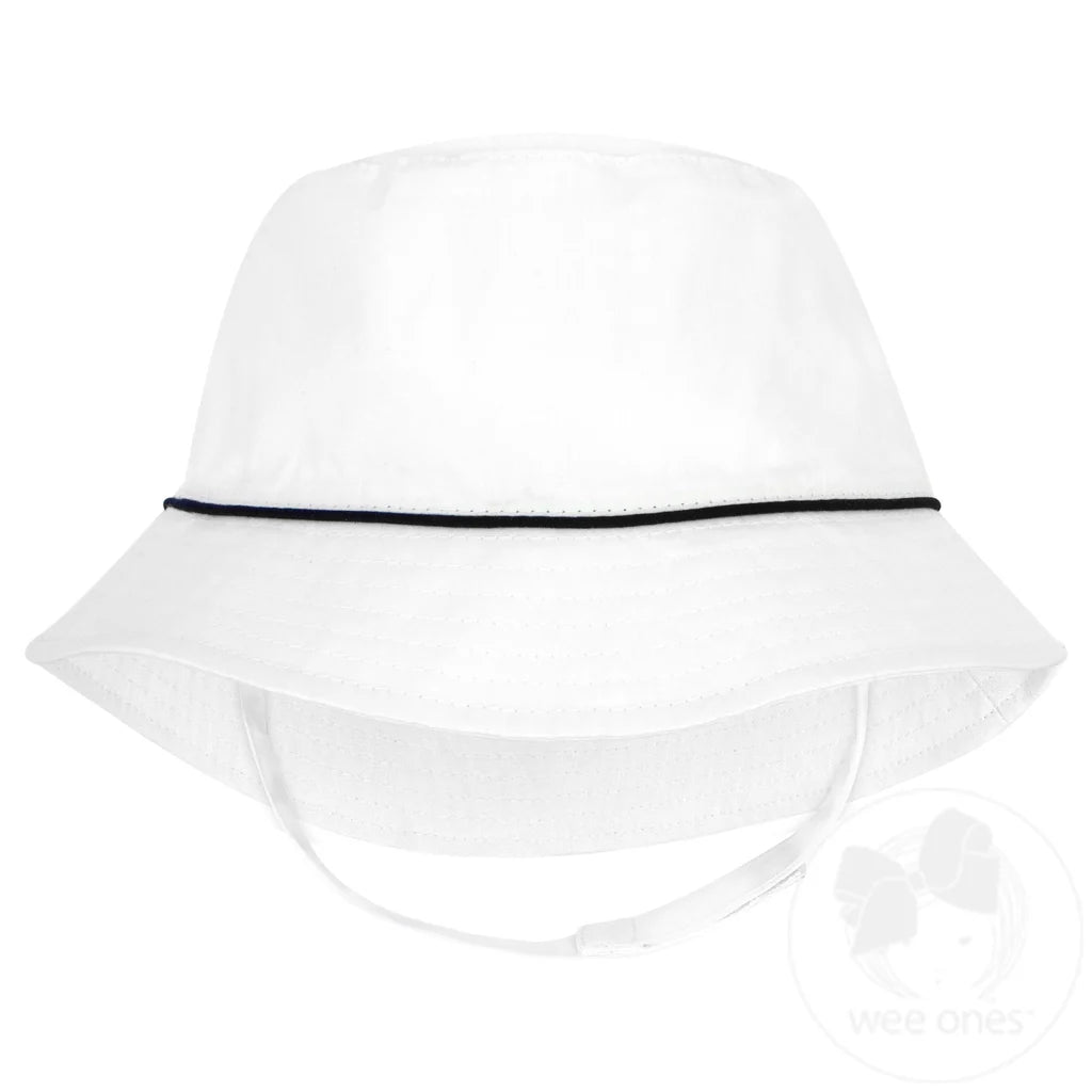 Wee Ones Reversible Boys Bucket Hat with Straps