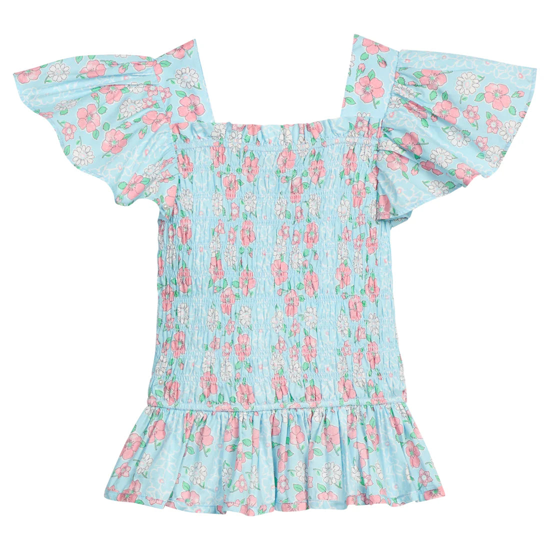 Bisby India Top - Meadow Marguerite Floral