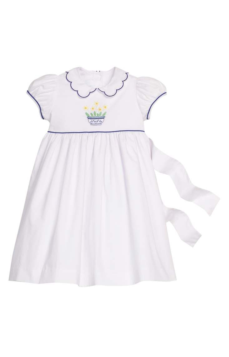 Little English Maisie Dress in daffodil print