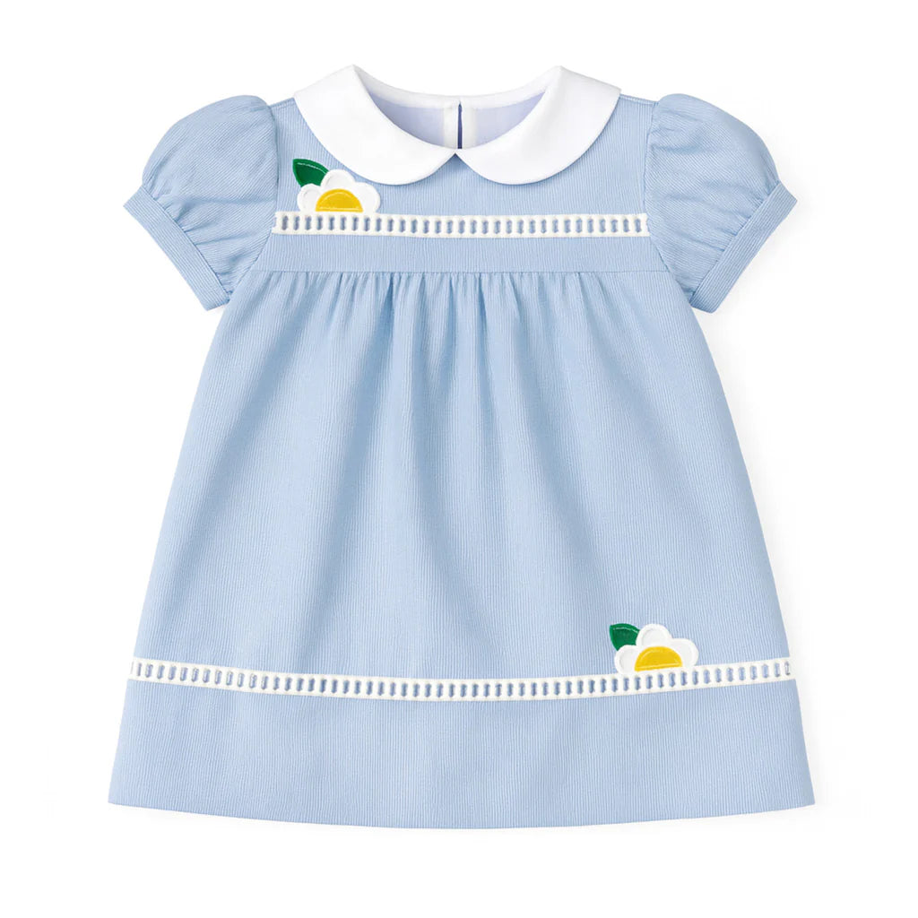 Florence Eiseman Pincord Dress With Flowers