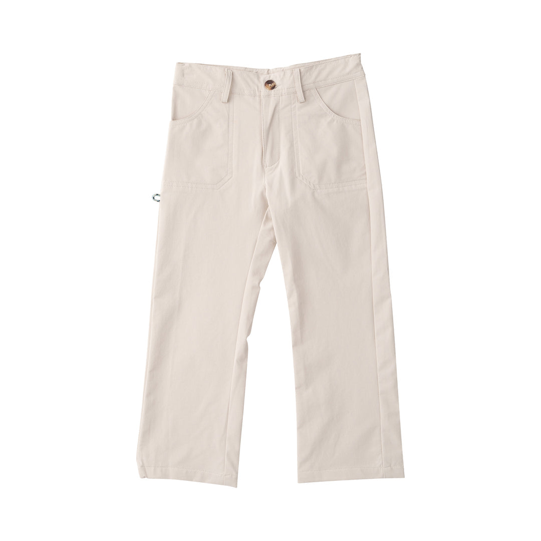 Boy's Pro Performance Angler Pant in Ancient Scroll Khaki