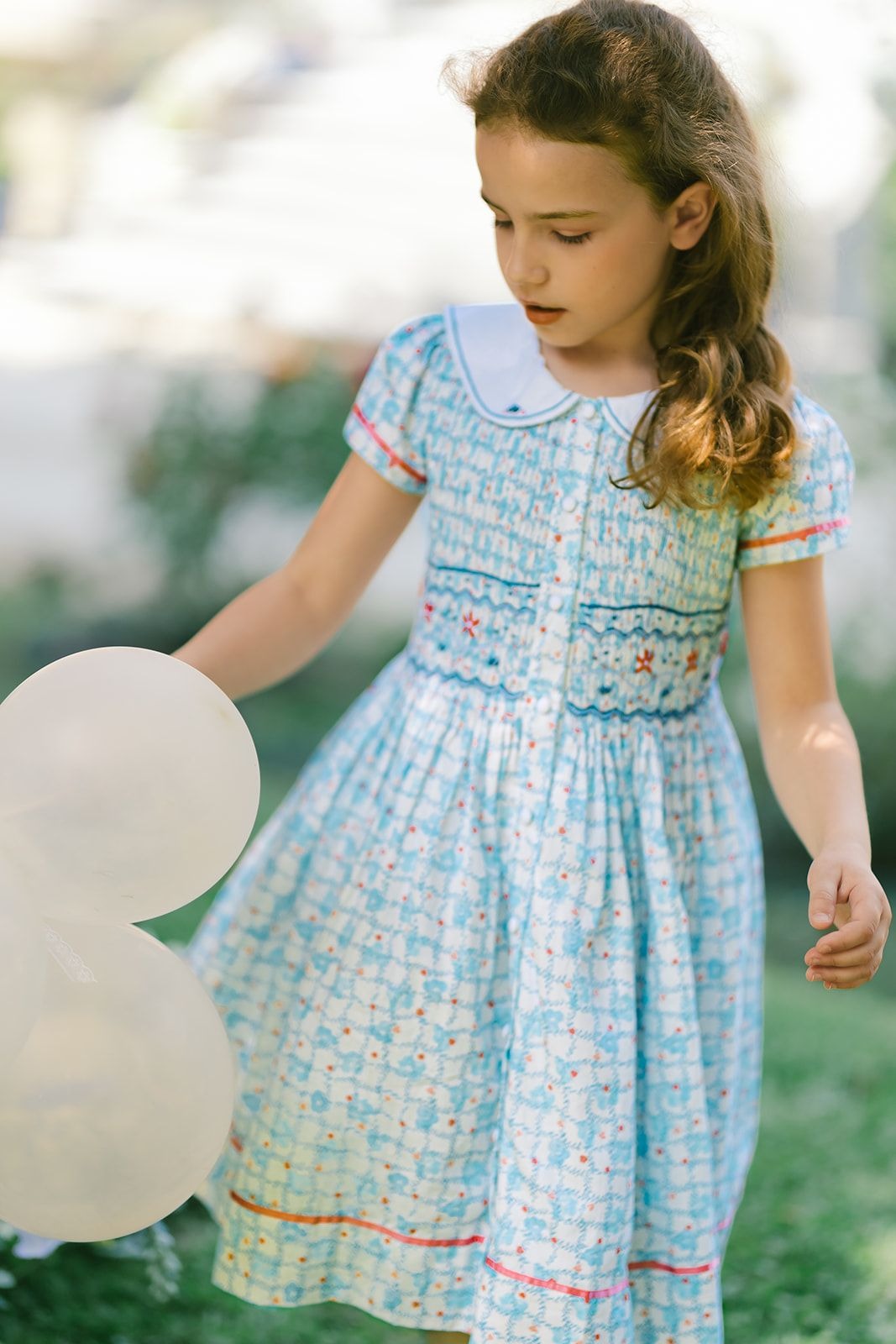 Antoinette Paris Riviera Floral Blue Dress