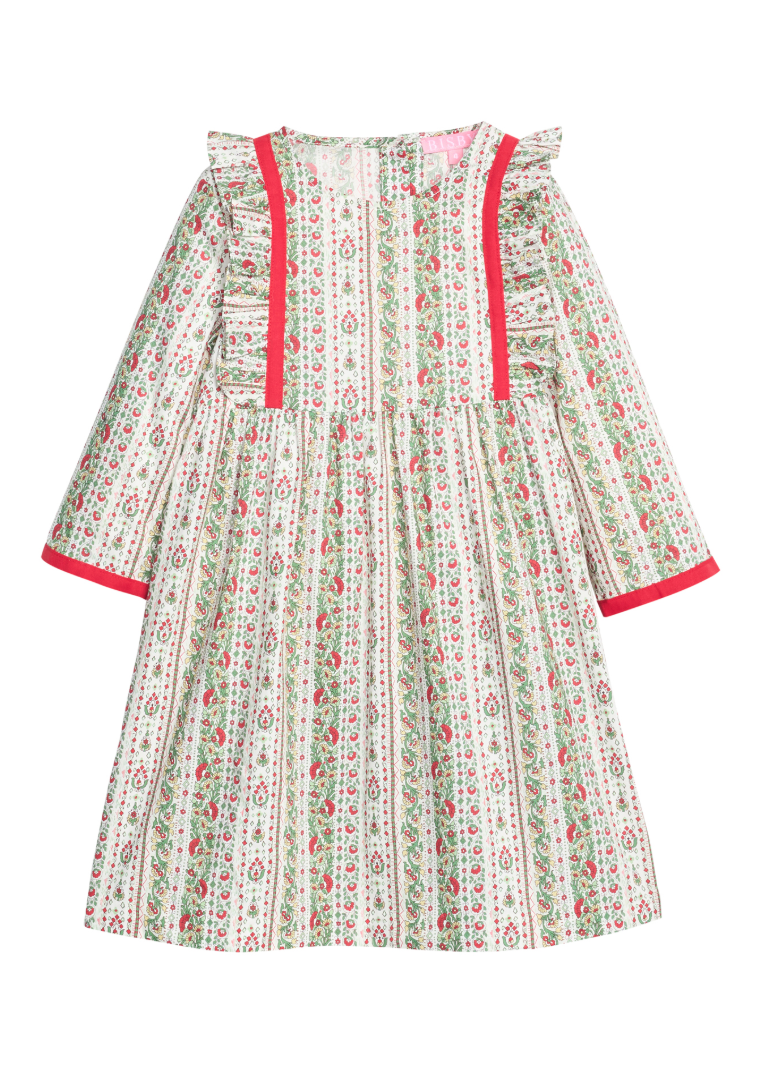 Bisby Porto Dress- St Moritz Floral Stripe