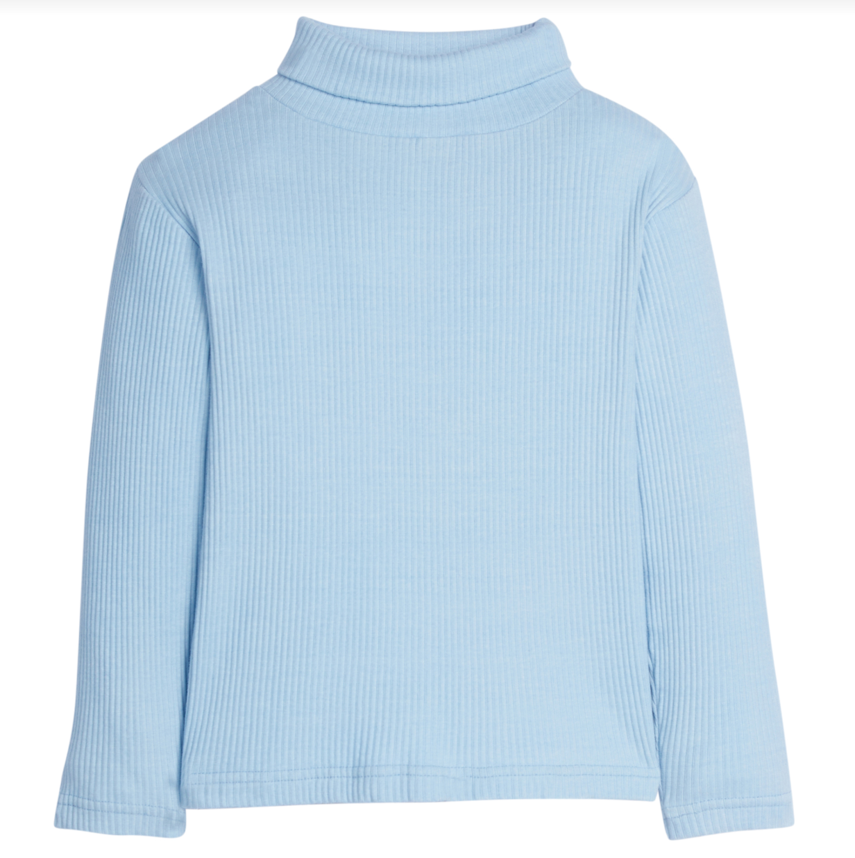 Bisby Ribbed Turtleneck - Ice Blue