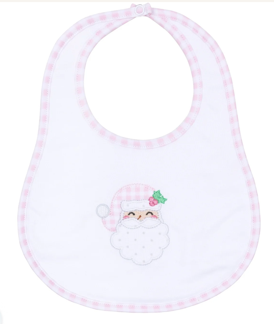 Magnolia Baby Sweet St. Nick Applique Bib