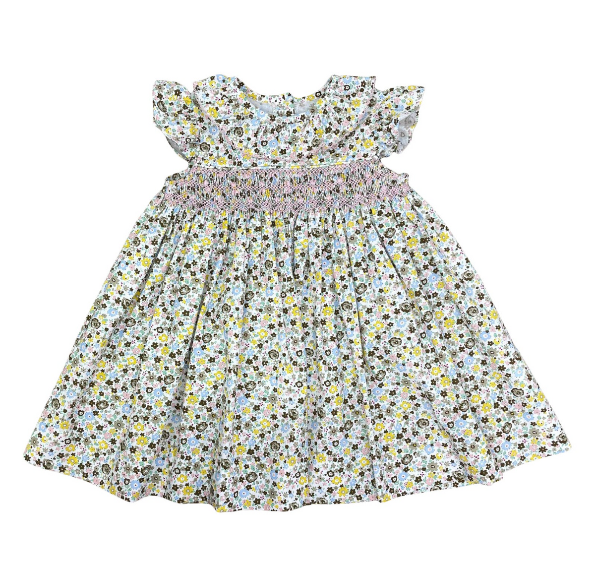 Percy & Tyne Smocked Charlotte Dress Paddington Floral