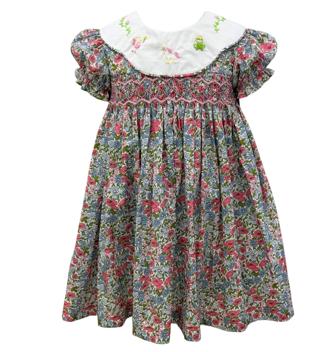 Percy & Tyne Guinevere Dress Enchanted Floral Dress with Fairytale Embroidery