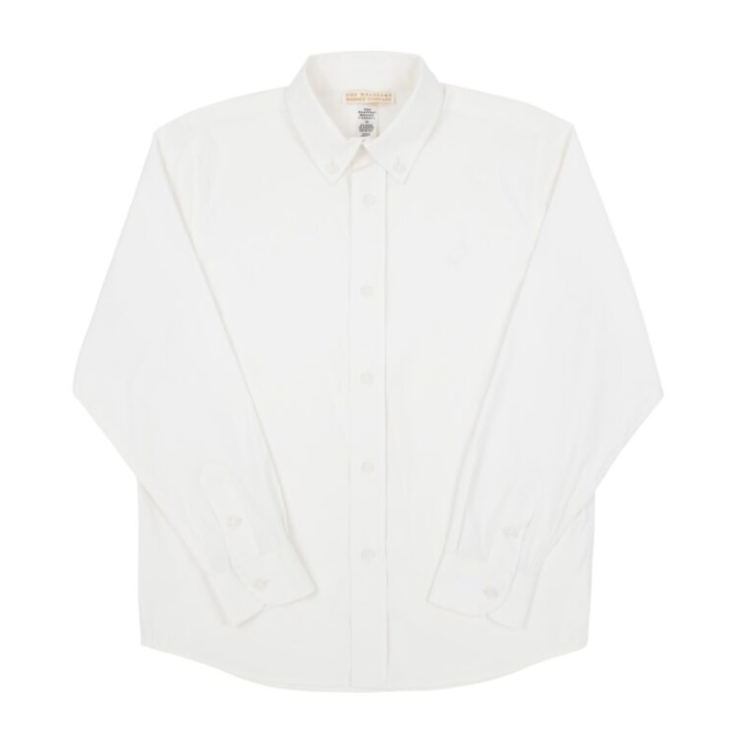 The Beaufort Bonnet Company Prepletic™ Dean's List Dress Shirt Worth Ave White