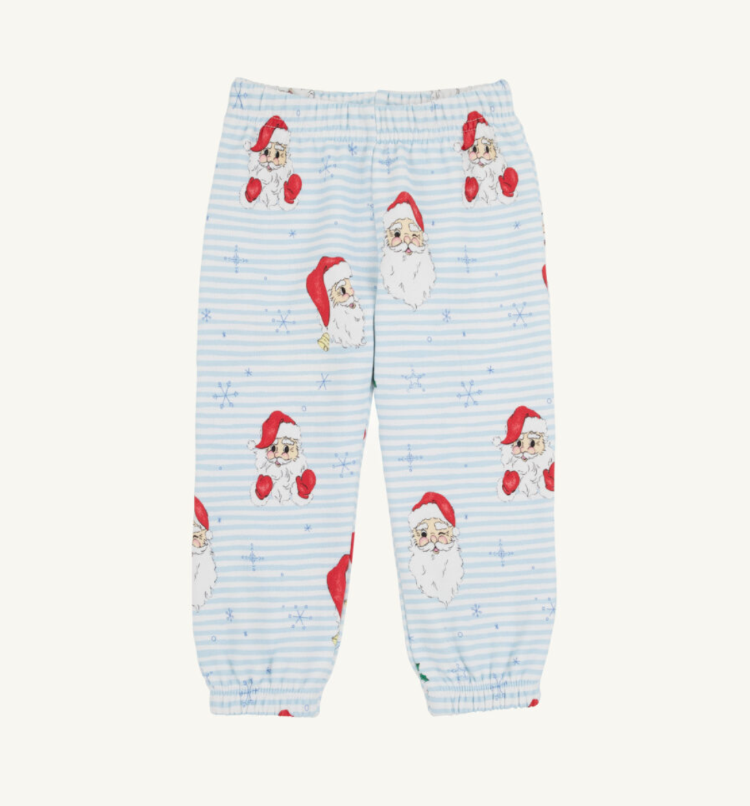 The Beaufort Bonnet Company Gates Sweeney Sweatpant - Pima Dear Santa (Buckhead Blue Stripe)