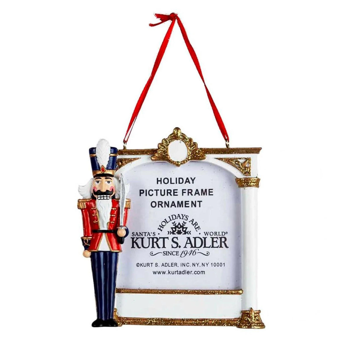 Nutcracker Soldier Picture Frame Ornament