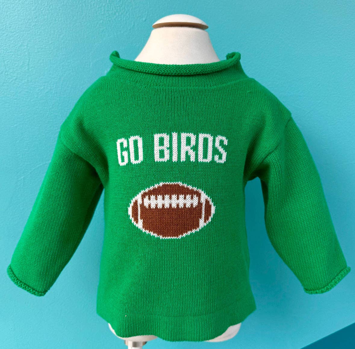 Philadelphia Eagles "Go Birds" Toddler Roll Neck Sweater