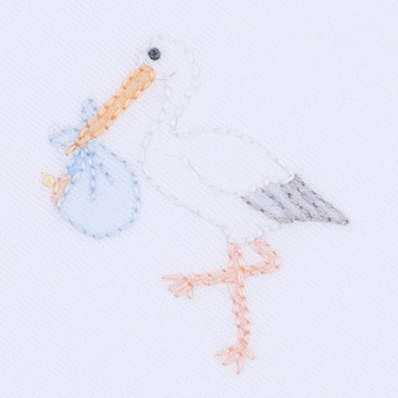 Magnolia Baby Vintage Stork Footie