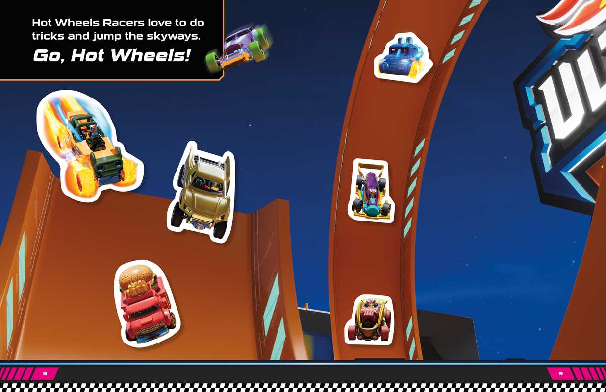 Hot Wheels Let's Race: Revved-Up Sticker Book by Orli Zuravicky