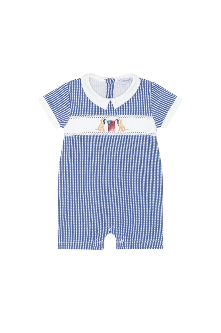 Nellapima American Pups Boys Romper
