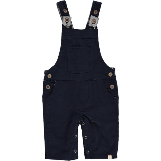 Harrison Cord Overalls-Navy