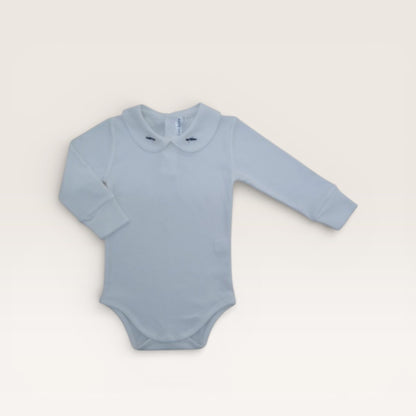 Mi Lucero Airplane embroidered Pima onesie and Jogger Set