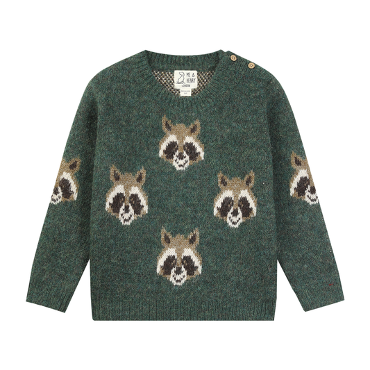 Woody Sweater- Racoon