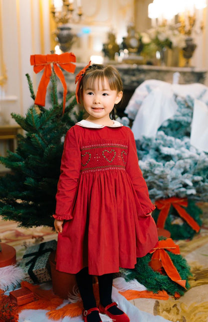 Antoinette Paris Sarah Ruby Smocked Dress