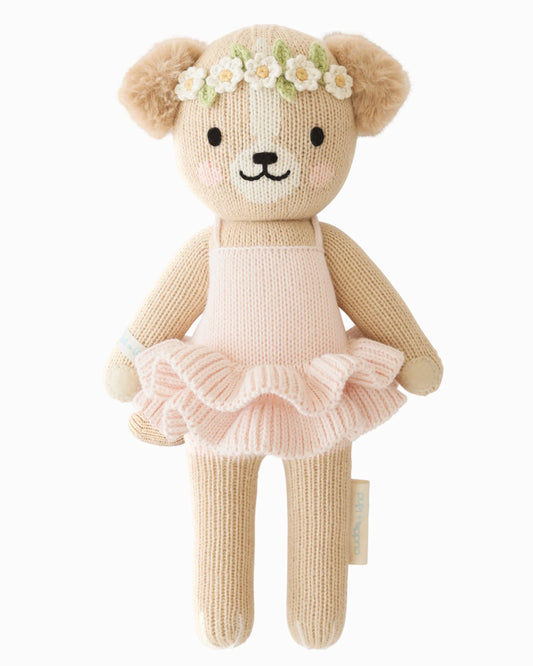 Cuddle + Kind Evelyn the golden puppy (ballet pink)- 13"