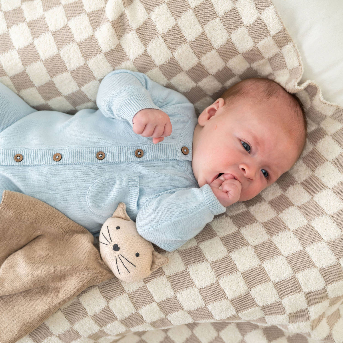 Milan Knit Baby Pocket Jumpsuit (Organic Cotton)