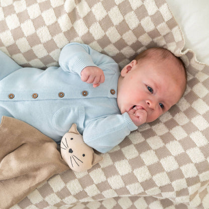 Milan Knit Baby Pocket Jumpsuit (Organic Cotton)