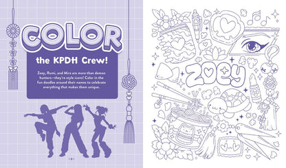 Unofficial KPop Demon Hunters Activity Book by Lila Violet