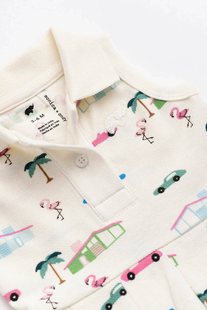 Pleated Tennis Dress_Retro Palm Springs