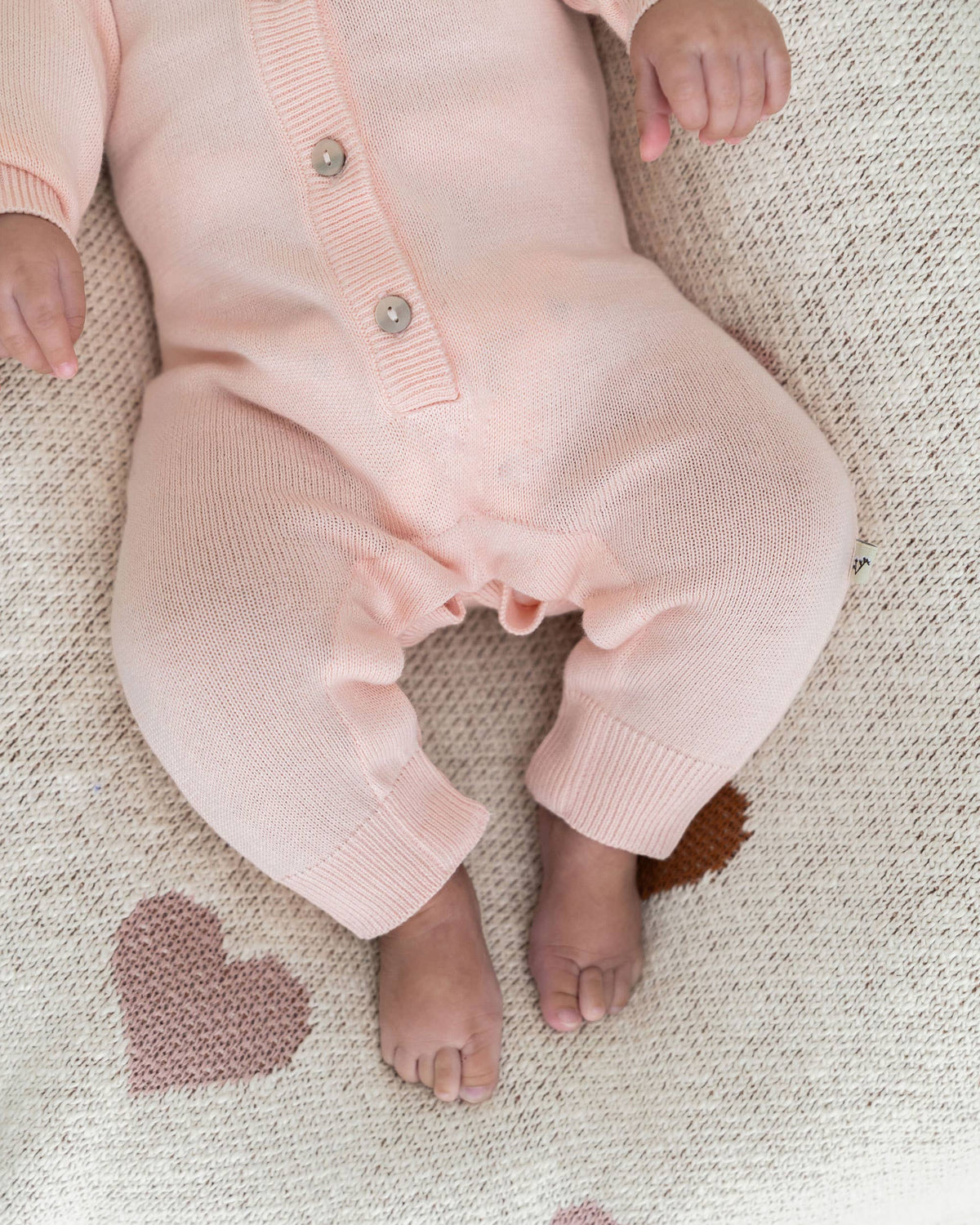 Milan Knit Baby Pocket Jumpsuit (Organic Cotton)