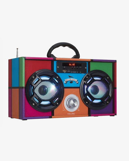 Retro 90's Wireless Boombox with FM Radio