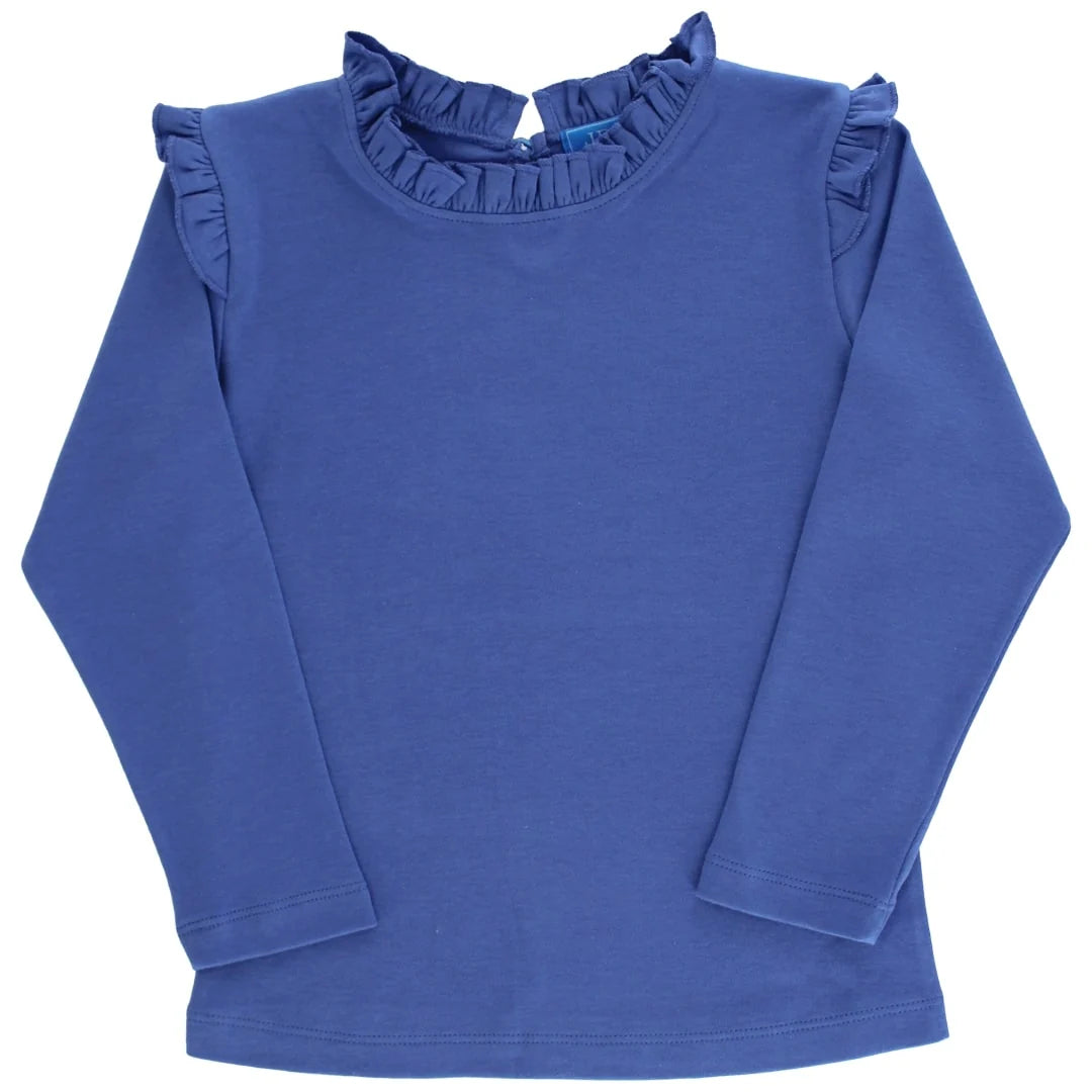 Bailey Boys Girls Long Sleeve Tee- Blue Bell