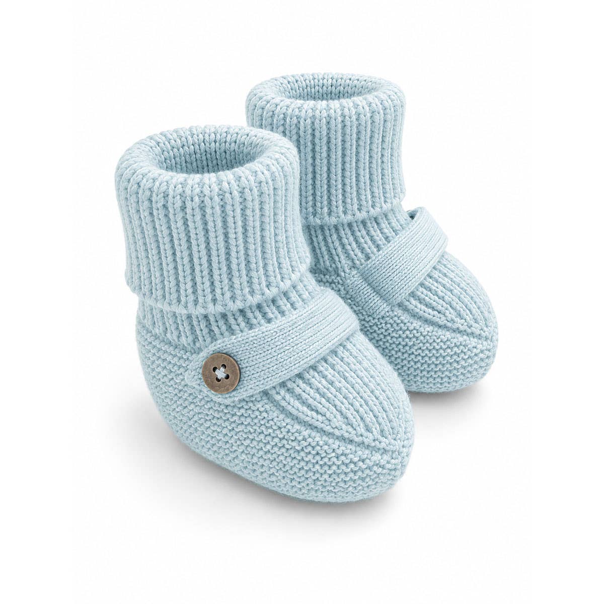 Milan Knit Cozy Baby Booties (Organic Cotton)