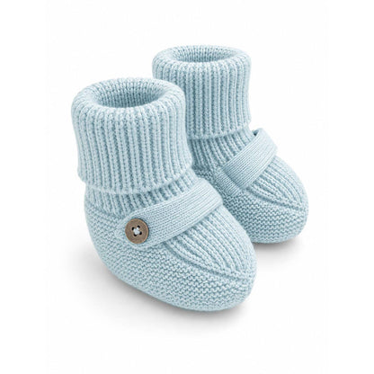 Milan Knit Cozy Baby Booties (Organic Cotton)