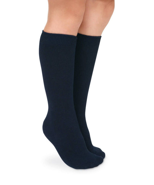 Jefferies Socks Smooth Toe Cotton Knee High Socks 2 Pair Pack 01600