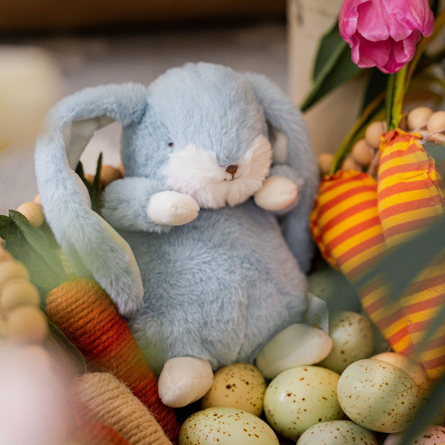 Tiny Nibble 8" Bunny - Maui Blue