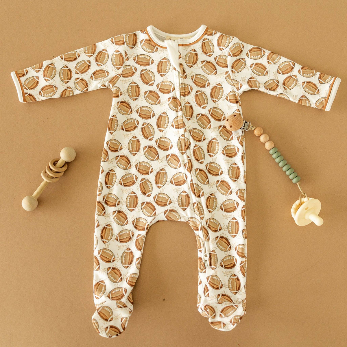 Magnolia Baby Little Champs Zip Footie