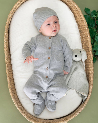 Milan Knit Cozy Baby Booties (Organic Cotton)