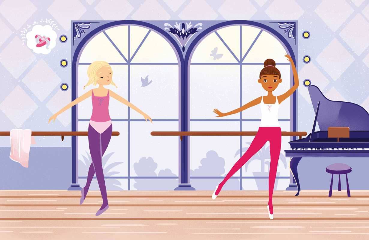 Glittery Dancers Sticker Book by SARA UGOLOTTI