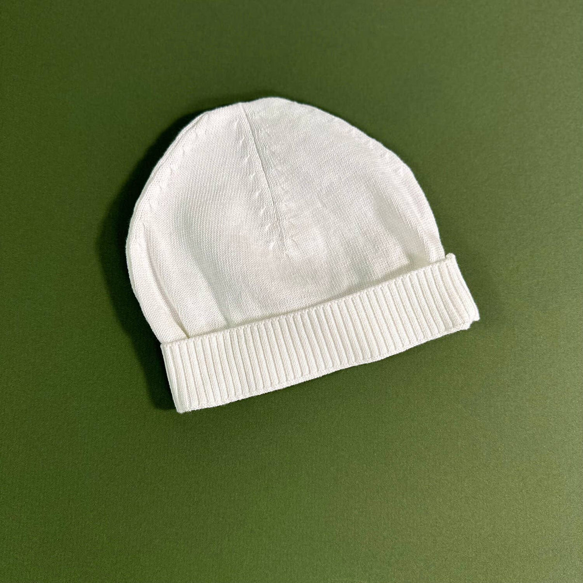 Milan Knit Classic Baby Round Beanie Hat (Organic Cotton)